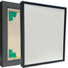 Float Frame Botanica Black + Artist Custom Canvas